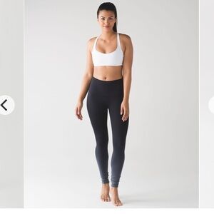 Lululemon Black Grey Ombré Hi-Rise Yoga Workout Gym Wunder Under Pant Leggings 4